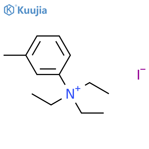Benzenaminium, N,N,N-triethyl-3-methyl-, iodide (1:1) structure