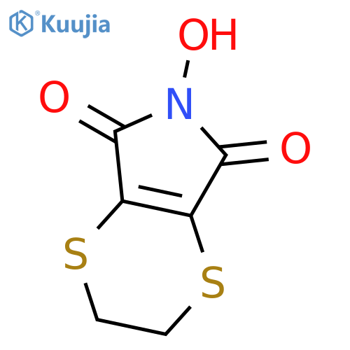 6-hydroxy-2,3-dihydro-5H-[1,4]dithiino[2,3-c]pyrrole-5,7(6H)-dione structure