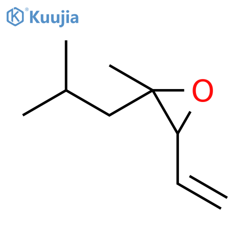 Oxirane, 3-ethenyl-2-methyl-2-(2-methylpropyl)- structure