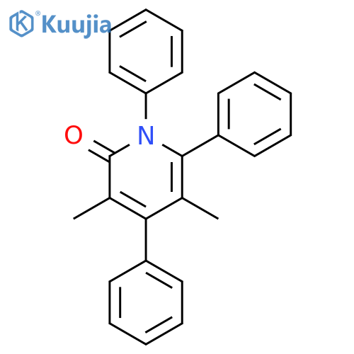 2(1H)-Pyridinone, 3,5-dimethyl-1,4,6-triphenyl- structure