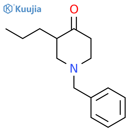 4-Piperidinone, 1-(phenylmethyl)-3-propyl- structure