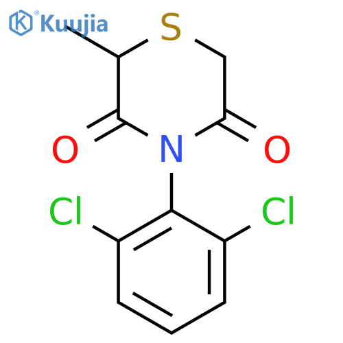 4-(2,6-Dichlorophenyl)-2-methylthiomorpholine-3,5-dione structure