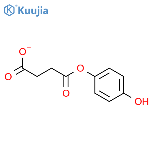 Butanedioic acid,1-(4-hydroxyphenyl) ester structure