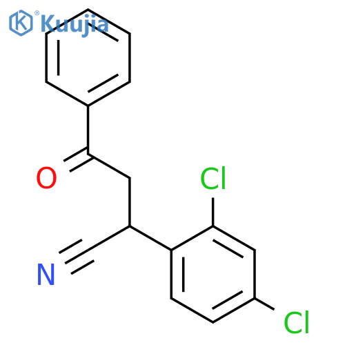 Benzenebutanenitrile, α-(2,4-dichlorophenyl)-γ-oxo- structure