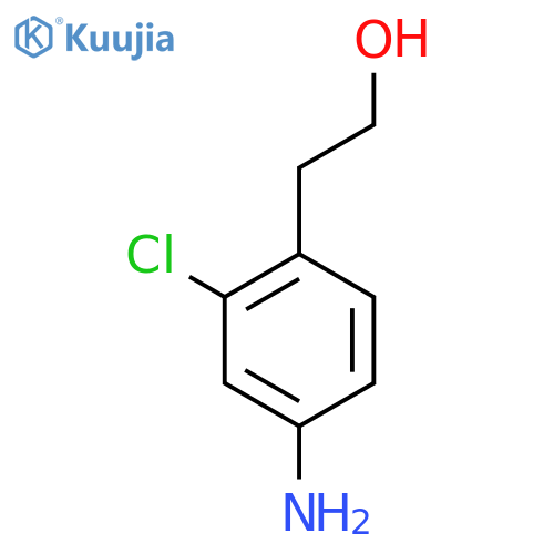 Benzeneethanol, 4-amino-2-chloro- structure