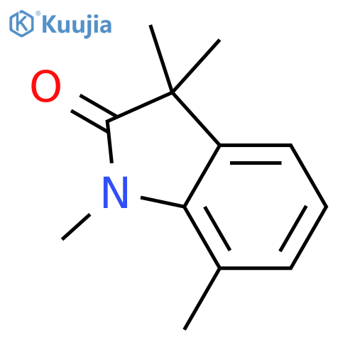 1,3,3,7-tetramethyl-2,3-dihydro-1H-indol-2-one structure