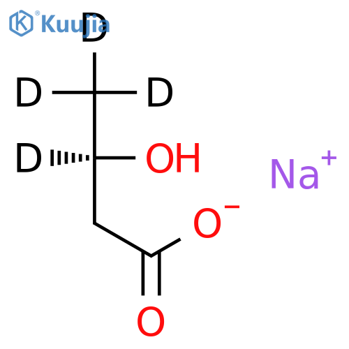 (R)-(-)-3-Hydroxybutyric Acid-d4 Sodium Salt structure