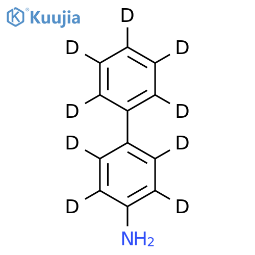 4-Aminobiphenyl-d9 structure