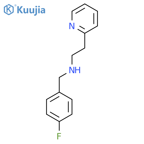 (4-Fluorophenyl)methyl2-(pyridin-2-yl)ethylamine structure