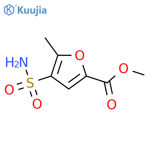 methyl 5-methyl-4-sulfamoylfuran-2-carboxylate structure