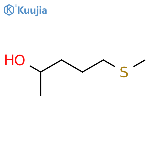 5-(Methylsulfanyl)pentan-2-ol structure