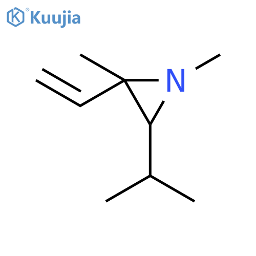 Aziridine, 2-ethenyl-1,2-dimethyl-3-(1-methylethyl)- (9CI) structure
