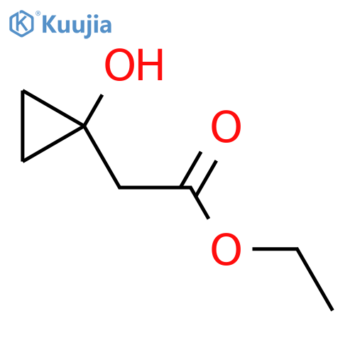 ethyl 2-(1-hydroxycyclopropyl)acetate structure