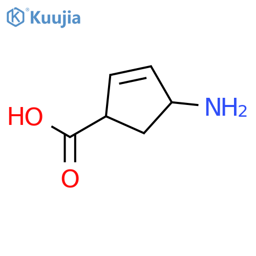 2-cyclopentene-1-carboxylicacid,4-amino- structure