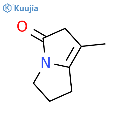 3H-Pyrrolizin-3-one,2,5,6,7-tetrahydro-1-methyl- structure