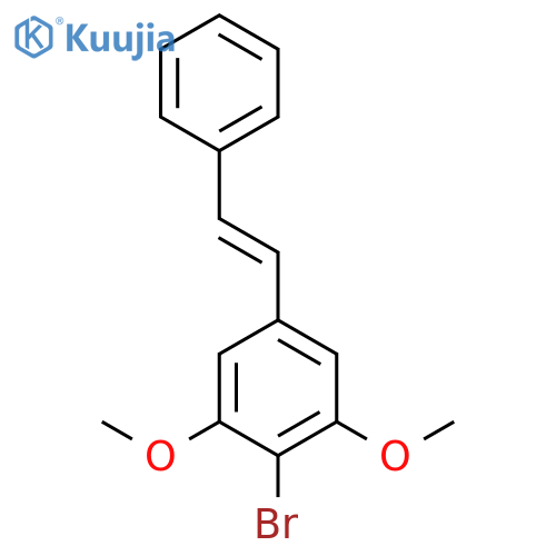 (E)-2-Bromo-1,3-dimethoxy-5-styrylbenzene structure