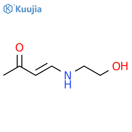 3-Buten-2-one,4-[(2-hydroxyethyl)amino]-, (3E)- structure