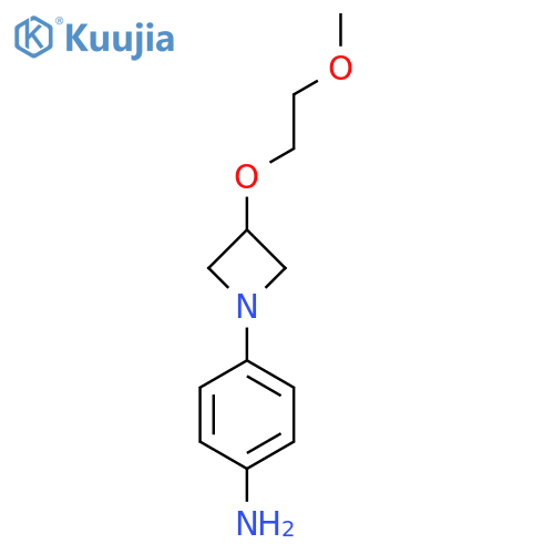 4-[3-(2-Methoxyethoxy)azetidin-1-yl]aniline structure