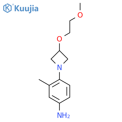 4-[3-(2-Methoxyethoxy)azetidin-1-yl]-3-methylaniline structure
