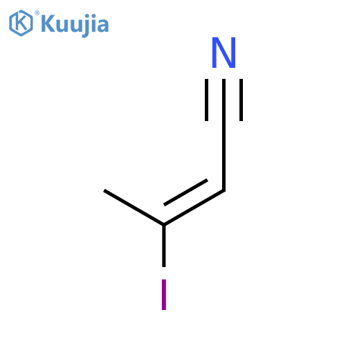 2-Butenenitrile, 3-iodo-, (2E)- structure