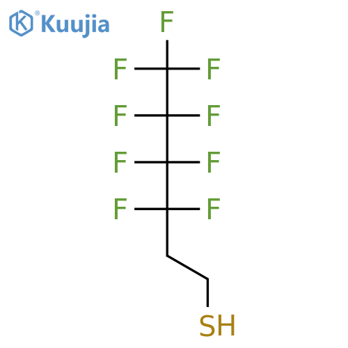 1-Hexanethiol, 3,3,4,4,5,5,6,6,6-nonafluoro- structure