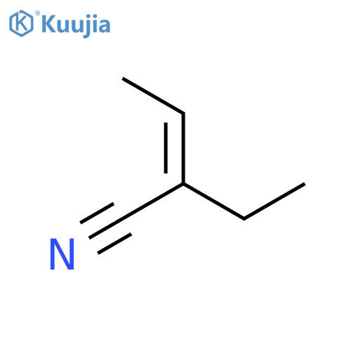 2-Butenenitrile, 2-ethyl-, (Z)- structure