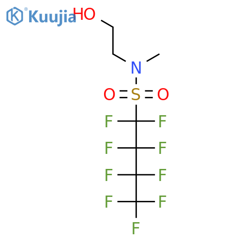 1,1,2,2,3,3,4,4,4-Nonafluoro-N-(2-hydroxyethyl)-N-methyl-1-butanesulfonamide structure