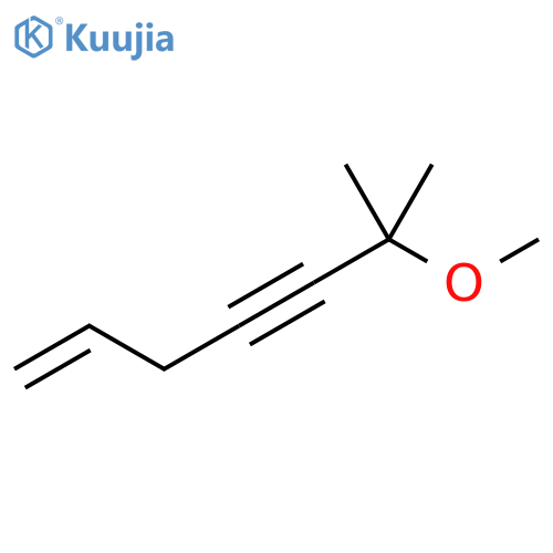 1-Hepten-4-yne, 6-methoxy-6-methyl- structure