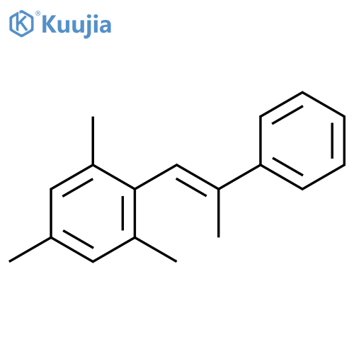Benzene, 1,3,5-trimethyl-2-[(1E)-2-phenyl-1-propenyl]- structure