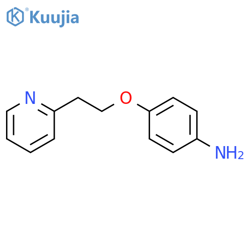 4-[2-(pyridin-2-yl)ethoxy]aniline structure