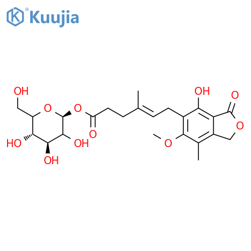 Mycophenolic Acid Acyl-b-D-glucoside structure