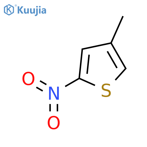 4-methyl-2-nitrothiophene structure