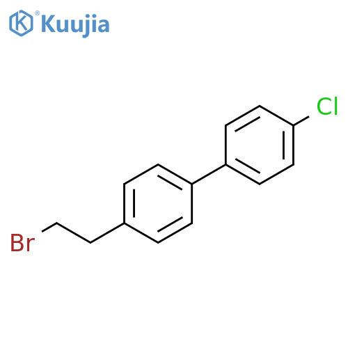 1,1'-Biphenyl, 4-(2-bromoethyl)-4'-chloro- structure