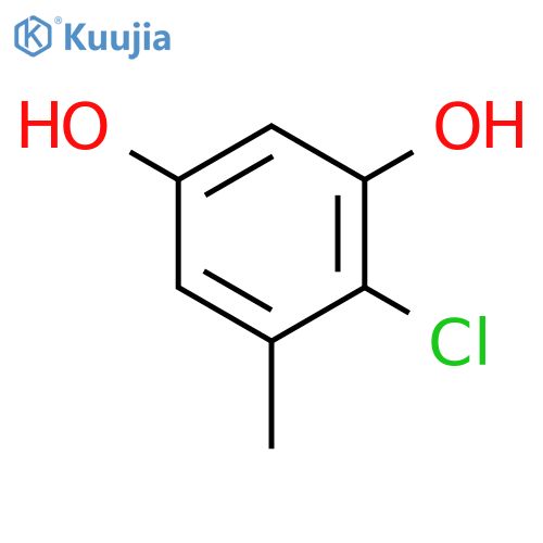1,3-Benzenediol,4-chloro-5-methyl- structure