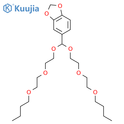 1,3-Benzodioxole,5-[bis[2-(2-butoxyethoxy)ethoxy]methyl]-, labeled with carbon-14 (9CI) structure