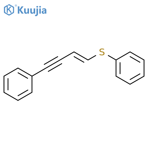 [(4-Phenylbut-1-en-3-yn-1-yl)sulfanyl]benzene structure