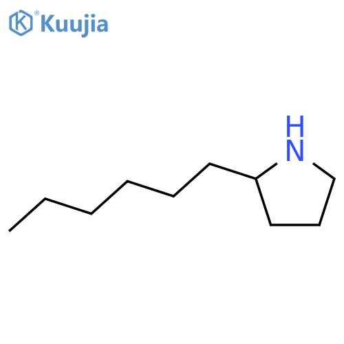 2-Hexylpyrrolidine structure