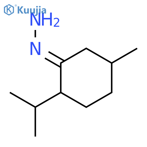 Cyclohexanone, 5-methyl-2-(1-methylethyl)-, hydrazone (9CI) structure