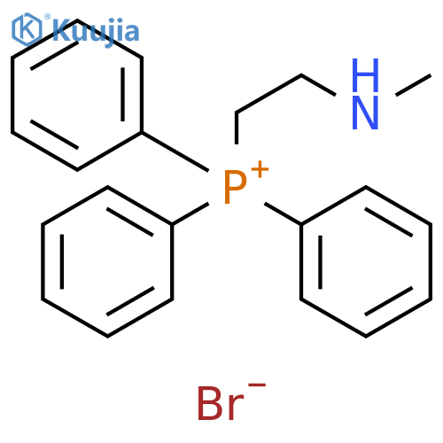 Phosphonium, [2-(methylamino)ethyl]triphenyl-, bromide structure