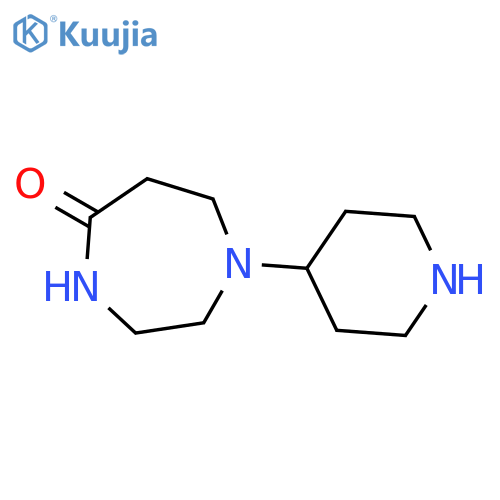 1-(Piperidin-4-yl)-1,4-diazepan-5-one structure
