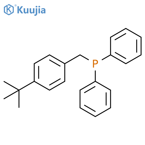 Phosphine, [[4-(1,1-dimethylethyl)phenyl]methyl]diphenyl- structure