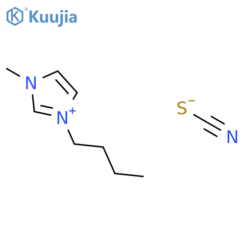 1-Butyl-3-methylimidazolium thiocyanate structure