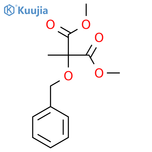 Dimethyl 2-(benzyloxy)-2-methylmalonate structure