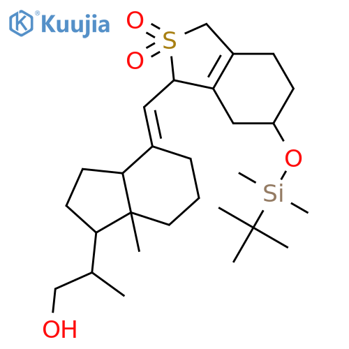(βS,1R,3aS,4E,7aR)-4-(6S)-6-(tert-Butyldimethylsilyloxy-1,3,4,5,6,7-hexahydro-2,2-dioxidobenzocthien-1-ylmethyleneoctahydro-β,7a-dimethyl-1H-Indene-1-ethanol structure