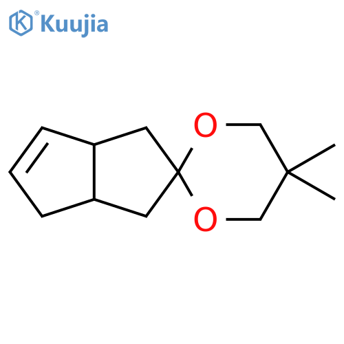 5,5-dimethyl-3',3'a,4',6'a-tetrahydro-1'H-spiro[1,3-dioxane-2,2'-pentalene] structure