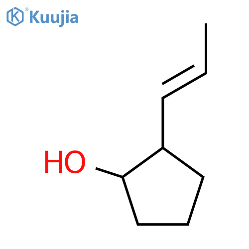 2-(Prop-1-en-1-yl)cyclopentan-1-ol structure
