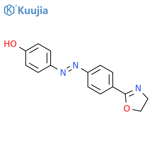 Phenol, 4-[[4-(4,5-dihydro-2-oxazolyl)phenyl]azo]- structure