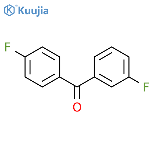 (3-Fluorophenyl)(4-fluorophenyl)methanone structure