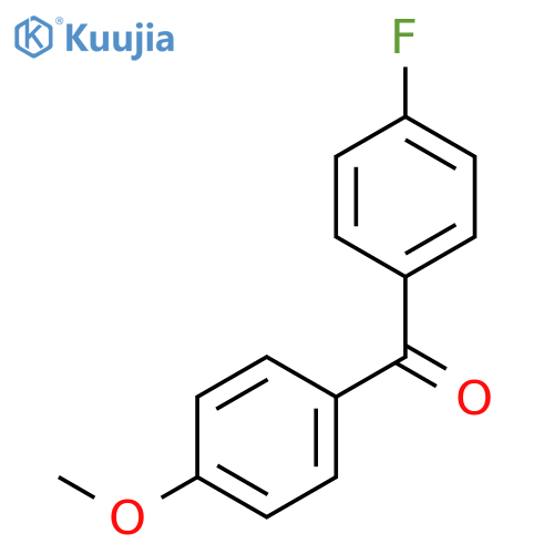 (4-Fluorophenyl)(4-methoxyphenyl)methanone structure