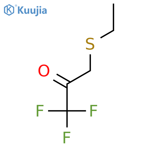 3-(ethylsulfanyl)-1,1,1-trifluoropropan-2-one structure